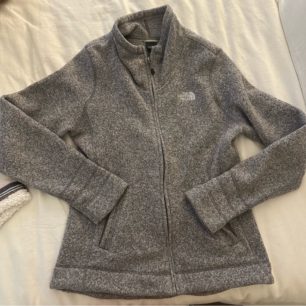 North Face Fleece Full Zip Jacket Women’s Medium